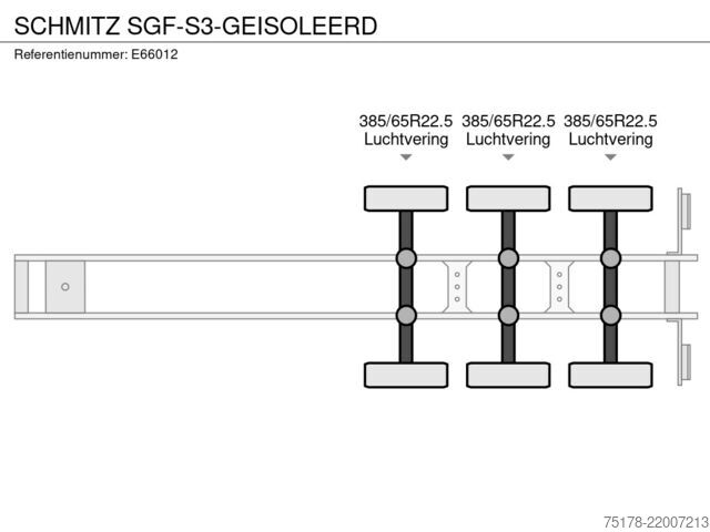 Ανατρεπόμενο φορτηγό SCHMITZ SGF-S3-GEISOLEERD