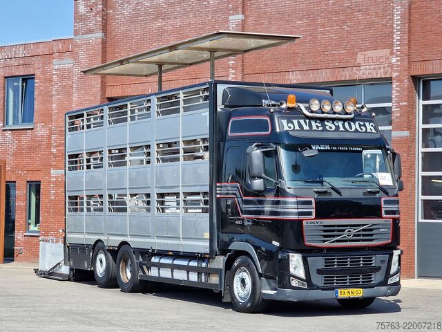 Transporte de gado Volvo FH 460 Berdex 3 deck livestock - Loadlift - Lif...