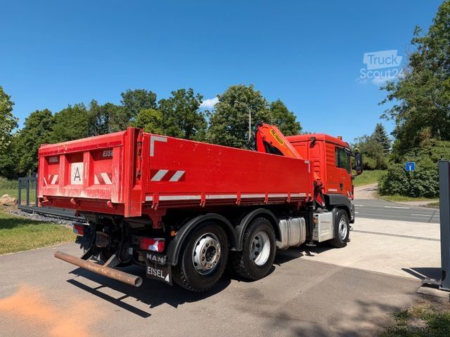 Autokran MAN TGS 26.420 6x2 Kipper KRAN Greifer lift/lenk AHK