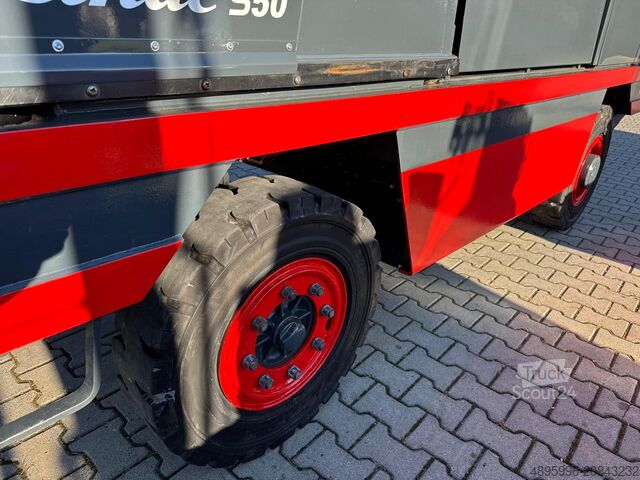 Yan yükleyici forklift Linde S50 //Duplex 4850 mm //