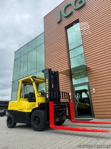 4-wheel forklift Hyster H 5.0FT/Positioner+sideshift/ 3662 hours