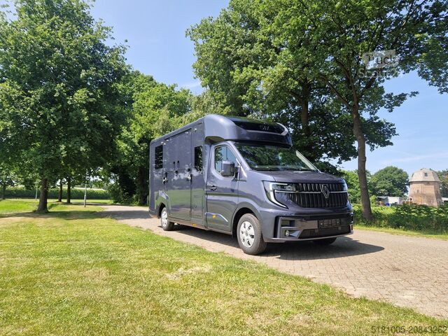 Horse transportation Renault Master STX 5 pers pro-safety paardenwagen, DEMO