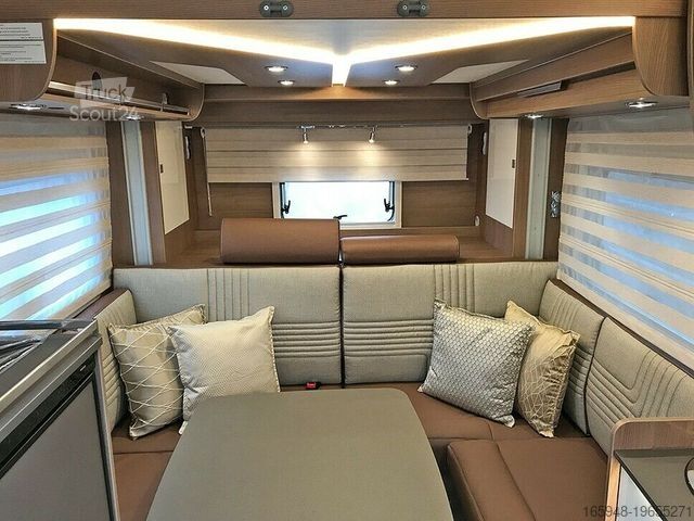 Ημιενσωματωμένο αυτοκινούμενο τροχόσπιτο BÜRSTNER Lyseo TD644 Heckrundsitzgruppe Markise,Solar uvm