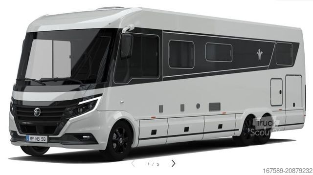 Integrirani avtodom NIESMANN+BISCHOFF Arto 88,Eifelgrau,Vollluftfdr,Gastnk,Hubbett,AHK