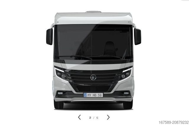 Integrirani avtodom NIESMANN+BISCHOFF Arto 88,Eifelgrau,Vollluftfdr,Gastnk,Hubbett,AHK