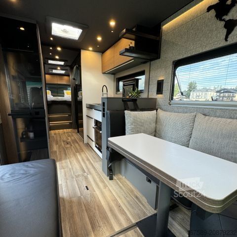 Integrirani avtodom NIESMANN+BISCHOFF Arto 88,Eifelgrau,Vollluftfdr,Gastnk,Hubbett,AHK