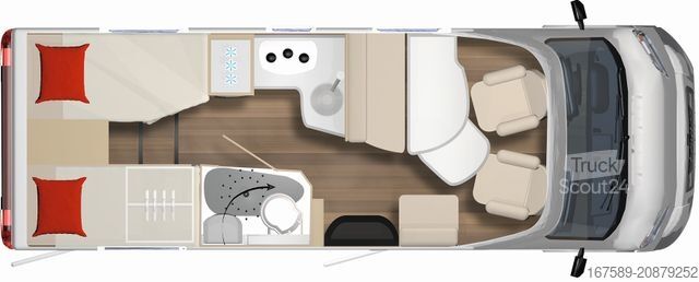 Polintegriran avtodom BÜRSTNER B 66 TD 690, Autom,Sat,Navi,RFK,Lithium,AKTION