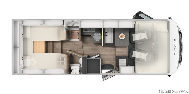 Integrirani avtodom SUNLIGHT I 68 Adventure, Navi,RFK,190Ah,Backofen,AKTION