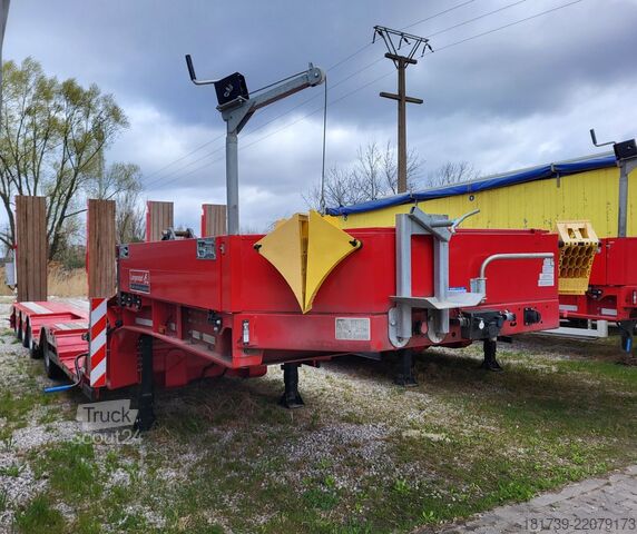 Semiremorcă cu pat joase LANGENDORF low-bed semi-trailer / 2024 / 46 t load