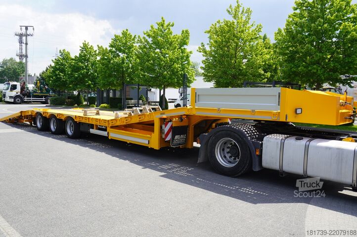 Platformă joasă AMC CASTERA S/R 38T semi-trailer / steering