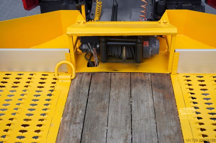 Platformă joasă AMC CASTERA S/R 38T semi-trailer / steering