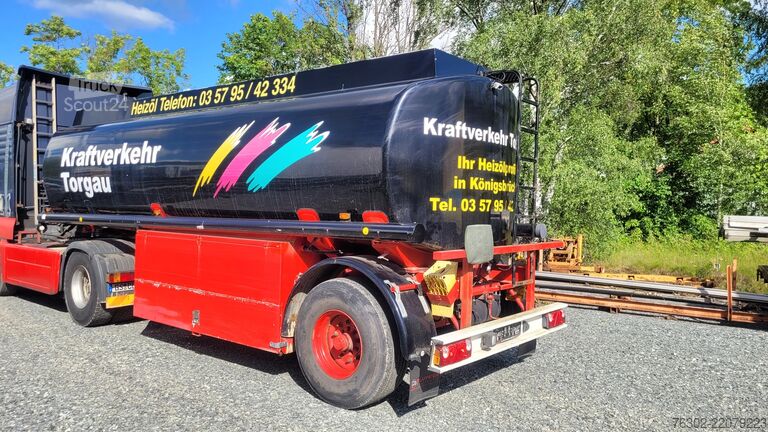 Platforma Willig 1 Achs Tankauflieger 24.000 Liter 4 Kamm