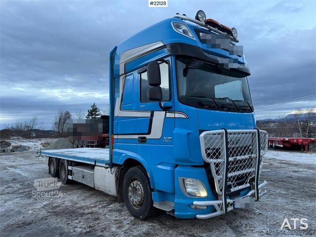 Платформенный трейлер DAF XF 510 6x2