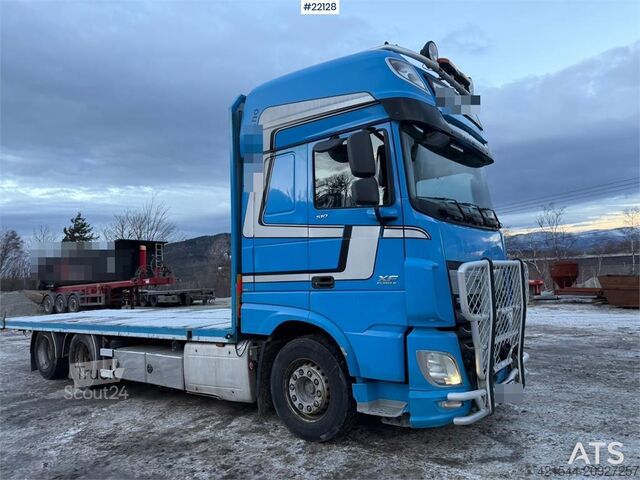 Платформенный трейлер DAF XF 510 6x2