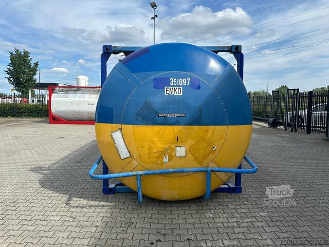 حاوية صهريج UBH INTERNATIONAL 34.570L / 1-comp. / 4 BAFFLES / 20FT swapbody /...