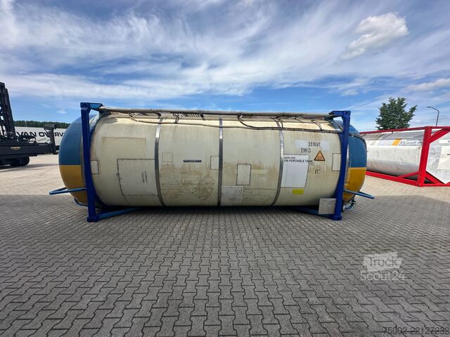 حاوية صهريج UBH INTERNATIONAL 34.570L / 1-comp. / 4 BAFFLES / 20FT swapbody /...