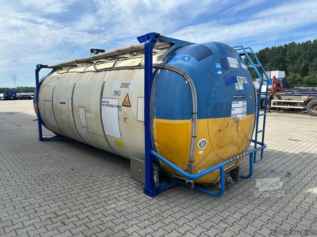 حاوية صهريج UBH INTERNATIONAL 34.570L / 1-comp. / 4 BAFFLES / 20FT swapbody /...