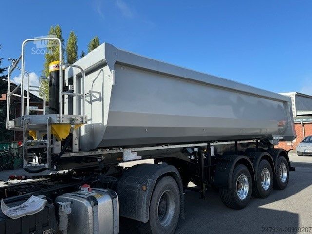 Напівпричіп-самоскид LANGENDORF SKS HS 24 SAF Trommel Stahl 4/5mm Allrad Miete