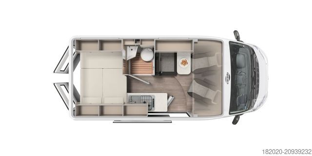 Kastenwagen Wohnmobil / Campervan CARADO CV 540 PRO SAFETY PAKET,MARKISE, MJ26