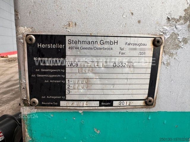 Ρυμουλκούμενο μεταφοράς αλόγων Stehmann 1.Stock Viehanhänger Bj.2013