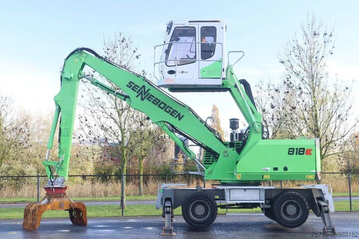 Kolesni bager Sennebogen 818 E K9 ULM | SORTING GRAB | GOOD TIRES