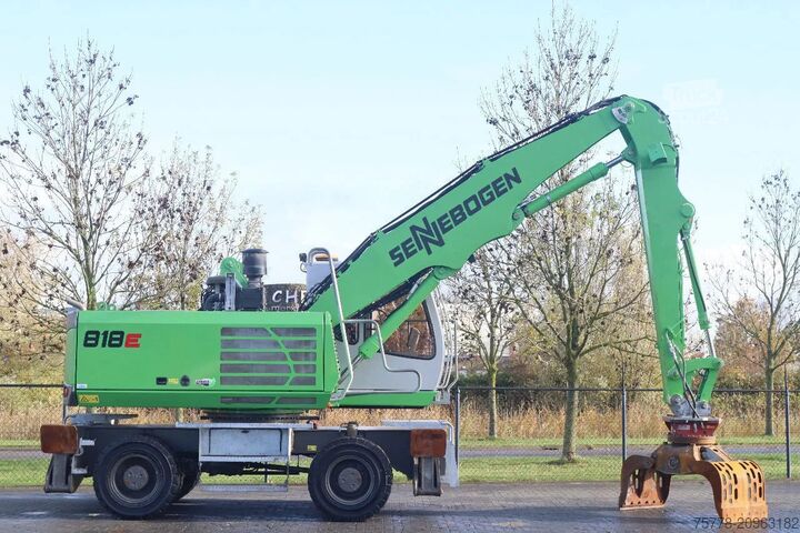 Kolesni bager Sennebogen 818 E K9 ULM | SORTING GRAB | GOOD TIRES