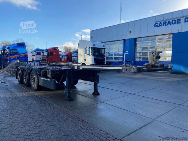 Transporte de contenedores Renders Euro 800 3DFCST 45FT / 1x Lift Axle / 2x Extend...