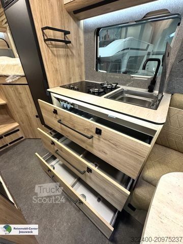 Camping-car semi-intégré EURAMOBIL Xtura 686 EF Timberline Dieselheizung