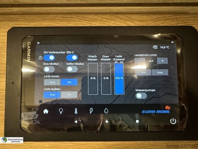 Autorulotă semi-integrată EURAMOBIL Xtura 686 EF Timberline Dieselheizung