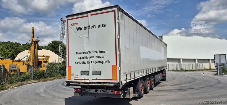 Semiremorcă deschisă cu prelată Fliegl SDS 390 Standard | EDSCHA | Liftachse