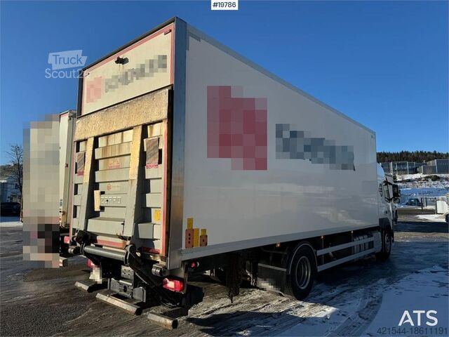 Box body Volvo FM370 box truck w/ full side opening and lift. WAT