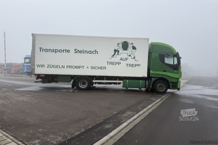 Camion caisson Iveco 190S42 Stralis 4x2 Koffer/HB / Swiss-Vehicle