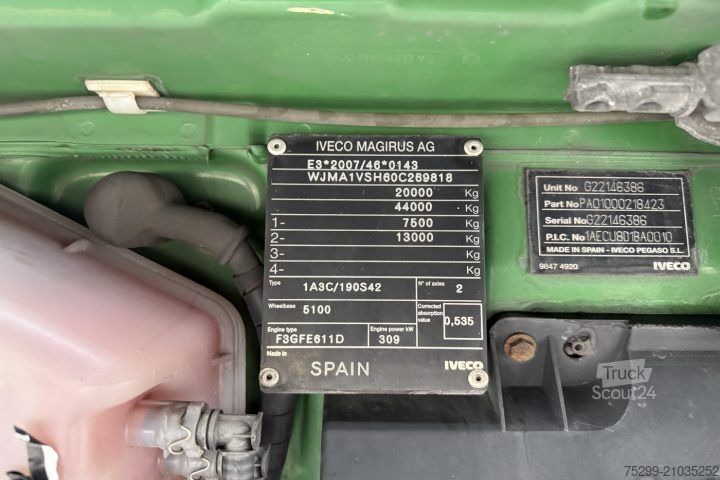 Camion caisson Iveco 190S42 Stralis 4x2 Koffer/HB / Swiss-Vehicle