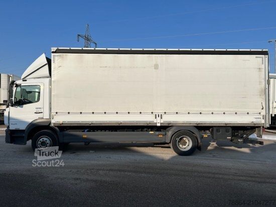 Plattewagen met zeil MERCEDES-BENZ ATEGO 1524 PLANE, LBW,   EURO 6