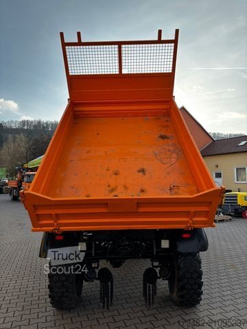 Dreiseitenkipper LKW UNIMOG Unimog U 1550 L 427 Lang Allrad Kipper AHK