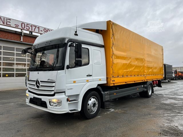 Ladbil med presenning MERCEDES-BENZ Atego 1230 L Pritsche LBW  7,2m+LBW