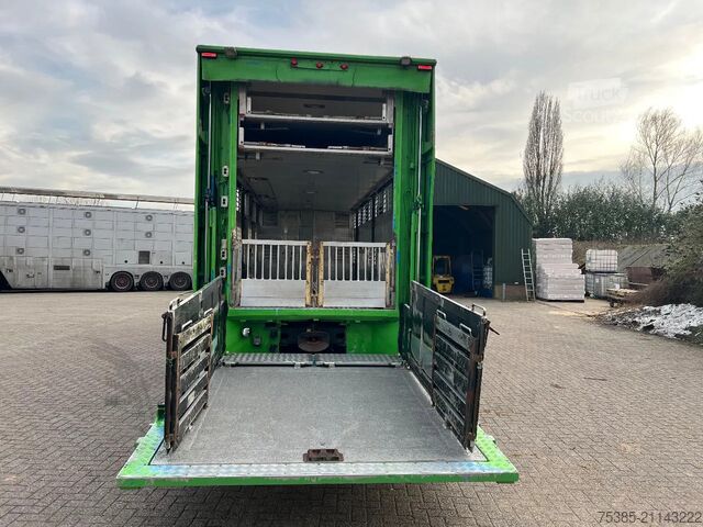 Cattle transport Scania R560 V8 6x2/4 Finkl Type2 Wage/weigh lift belas...