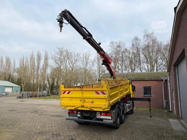 Kipper met kraan Mercedes-Benz Actros 2636 / 6x4 / HMF2020 - K2 / WAF Kipper /...