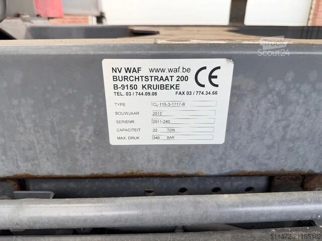 Kipper met kraan Mercedes-Benz Actros 2636 / 6x4 / HMF2020 - K2 / WAF Kipper /...