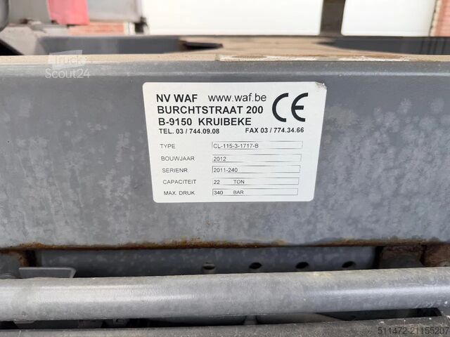 Vrachtwagen met kraan Mercedes-Benz Actros 2636 / 6x4 / HMF2020 - K2 / WAF Kipper /...