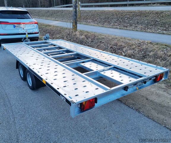 Tieflader Anhänger Martz® Autotransporter Anhänger 4m x 2m kippbar