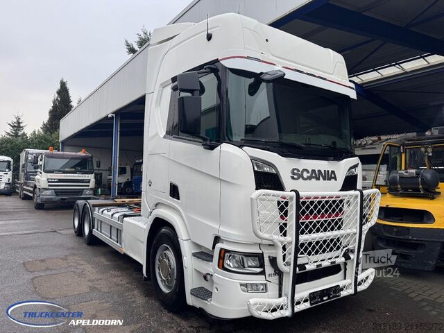 Châssis cabine Scania R580 V8 NGS 6x2, Retarder, Standclima, Bullbar