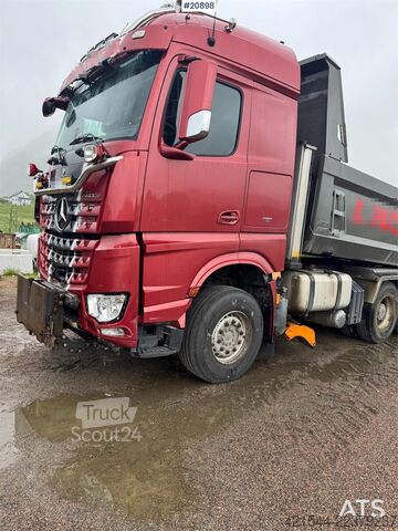  Mercedes-Benz Arocs 2858 6x4 complete plow rig w/underlying blad