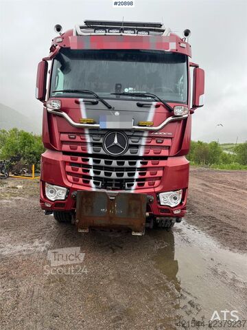  Mercedes-Benz Arocs 2858 6x4 complete plow rig w/underlying blad