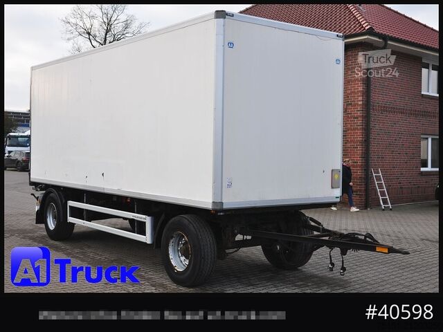 Koffer aanhanger KRONE Koffer ISO, stark isoliert ehemaliger Kühlkoffer, Aluboden