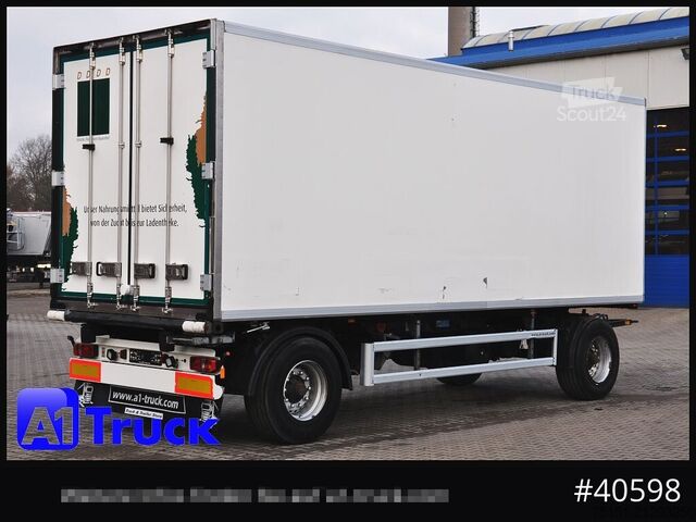 Koffer aanhanger KRONE Koffer ISO, stark isoliert ehemaliger Kühlkoffer, Aluboden