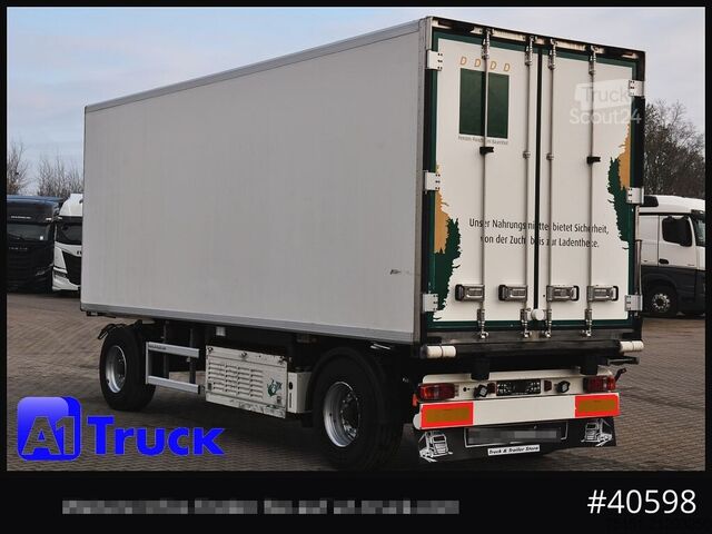 Koffer aanhanger KRONE Koffer ISO, stark isoliert ehemaliger Kühlkoffer, Aluboden