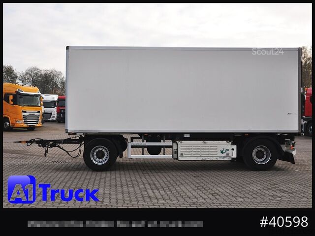 Koffer aanhanger KRONE Koffer ISO, stark isoliert ehemaliger Kühlkoffer, Aluboden