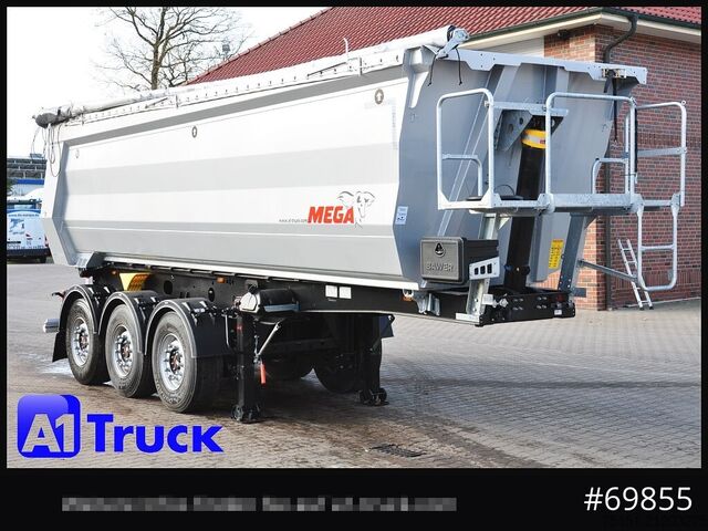 Tipper semitrailer BENALU Mega  28m³ Lift Stahl  SAF Hardox