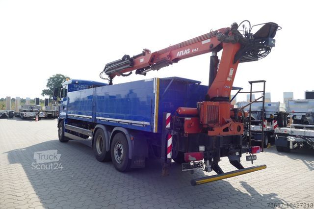 LKW mit Pritsche (offen) MAN 26.460 BL, Baustoff-Pritsche-Heckkran